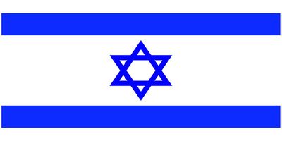 Israel flag large 36x72 H
