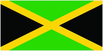 Jamaica flag large 36x72