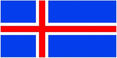 Iceland flag large 36x72