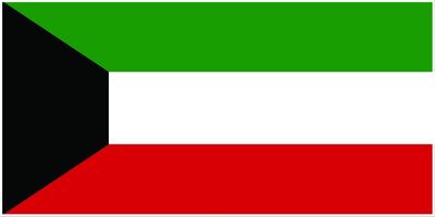 Kuwait flag large 36x72