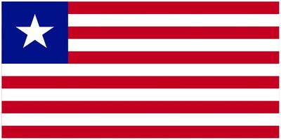 Liberia flag large 36x72