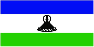 Lesotho flag large 36x72
