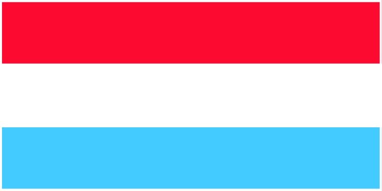 Luxembourg flag large 36x72 S