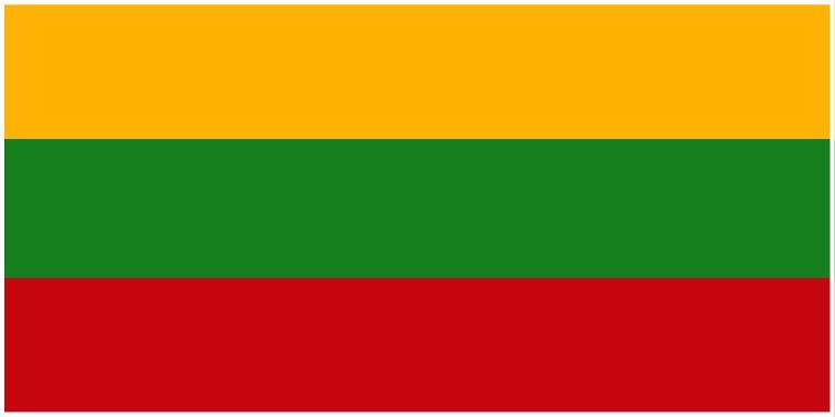 Lithuania flag large 36x72