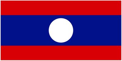 Laos flag large 36x72