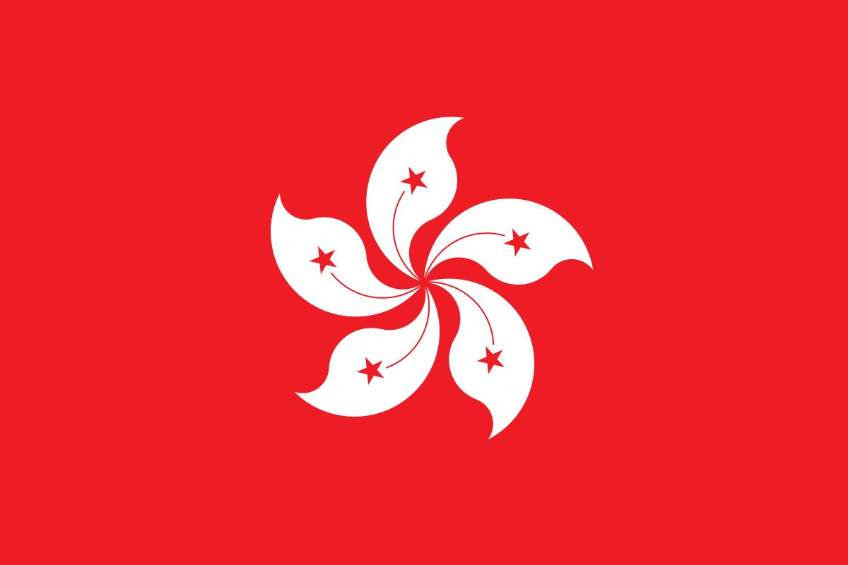 Hong Kong flag large 36x72 S