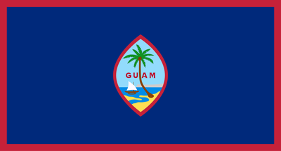 Guam flag large 36x72
