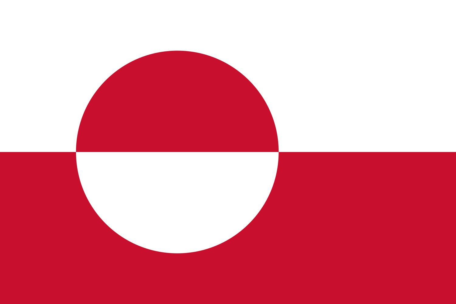 Greenland flag large 36x72