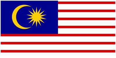 Malaysia flag large 36x72