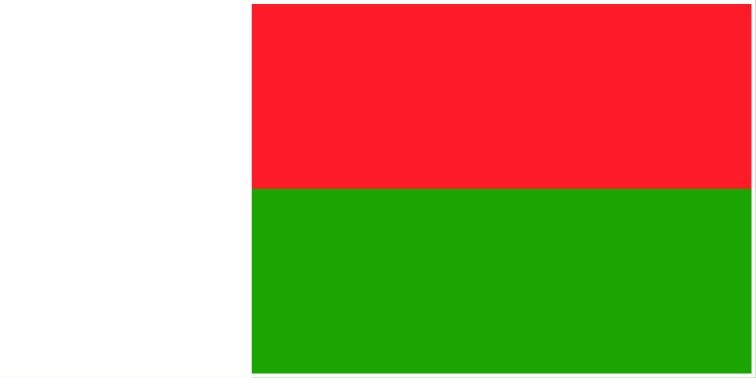 Madagascar flag large 36x72