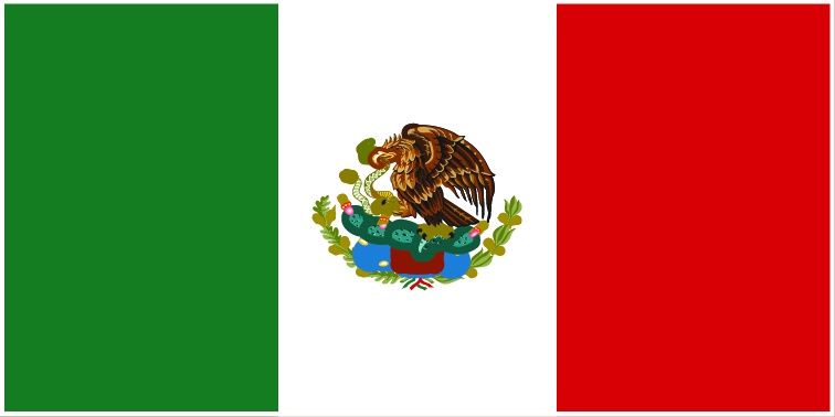 Mexico flag large 36x72 I