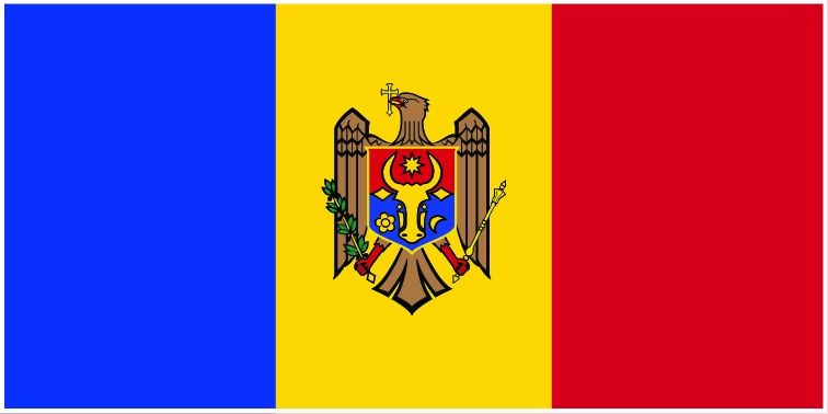 Moldova flag large 36x72