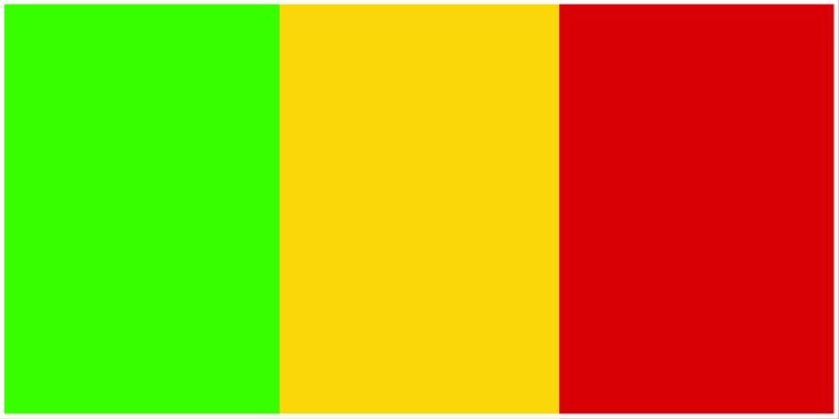 Mali flag large 36x72
