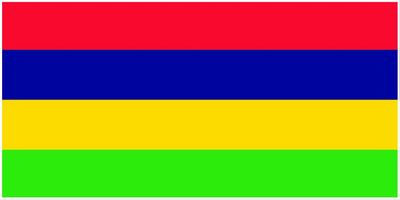 Mauritius flag large 36x72