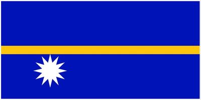 Nauru flag large 36x72