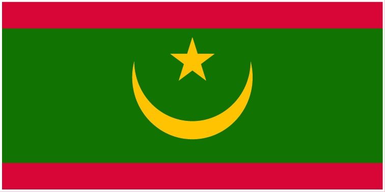 Mauritania (2017-) large flag 36x72