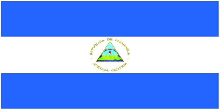 Nicaragua flag large 36x72