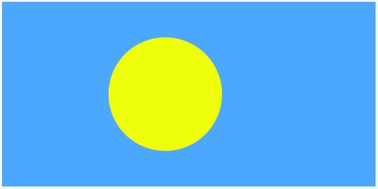Palau flag large 36x72