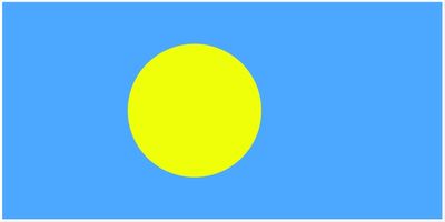 Palau flag large 36x72
