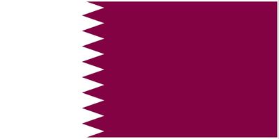 Qatar flag large 36x72