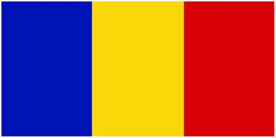 Romania flag large 36x72