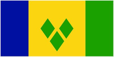 Saint Vincent and the Grenadines flag large 36x72
