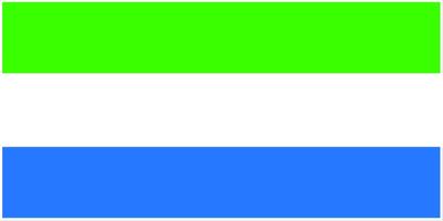 Sierra Leone flag large 36x72