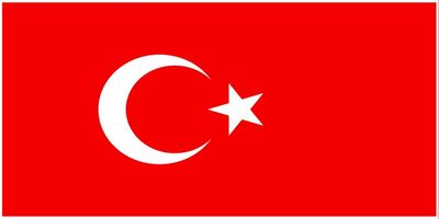 Türkiye flag large 36x72
