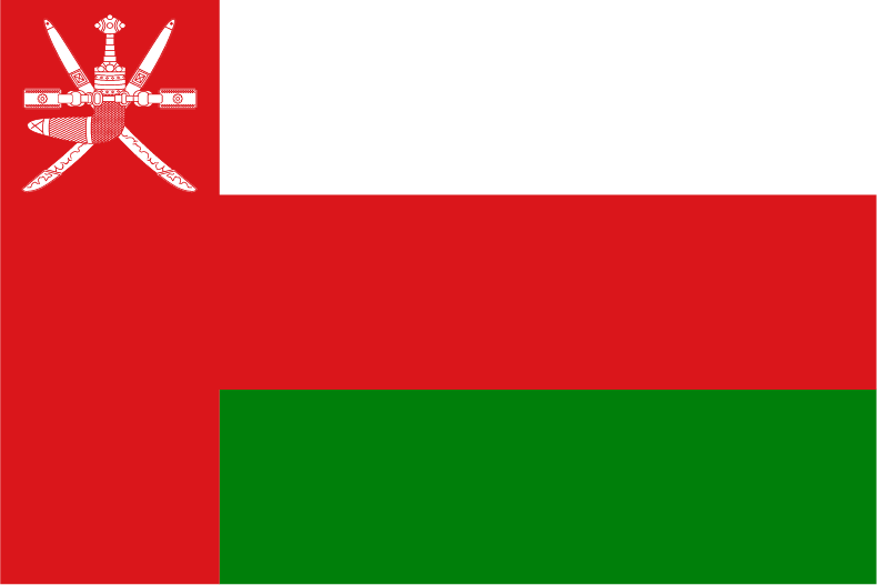 Oman flag large 36x72
