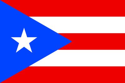 Puerto Rico flag large 36x72