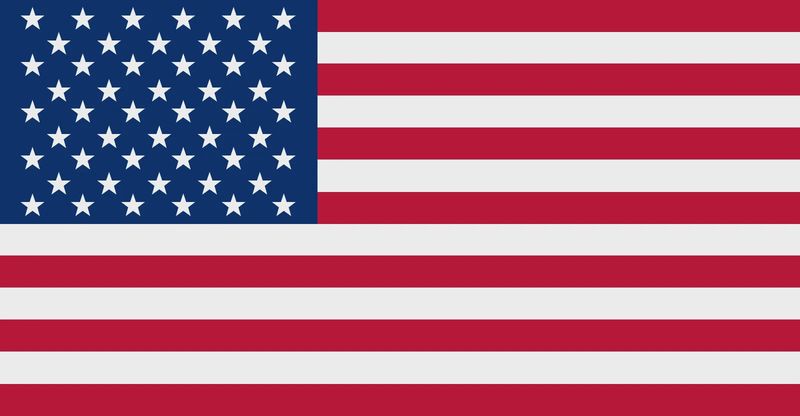 United States flag medium 18x36