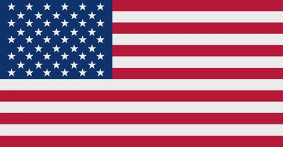 United States - Car flag with clip
