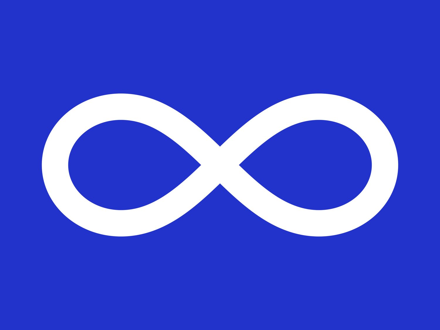 Métis (blue) flag large 36x60