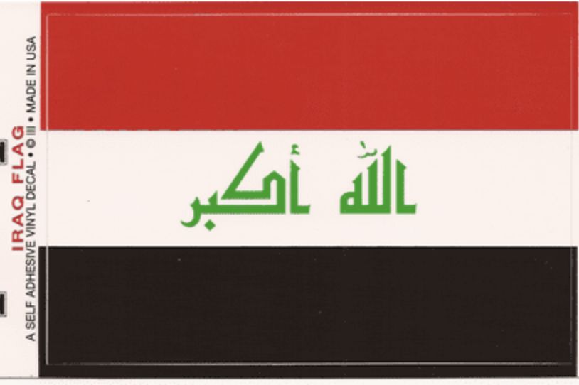 Standard Iraq sticker