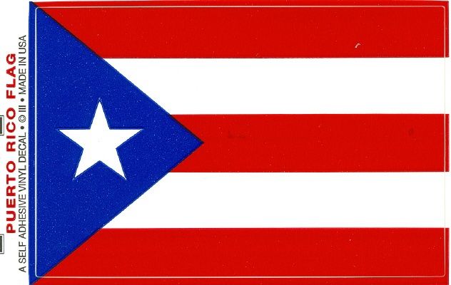 Standard Puerto Rico sticker
