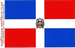 Standard Dominican Republic Sticker