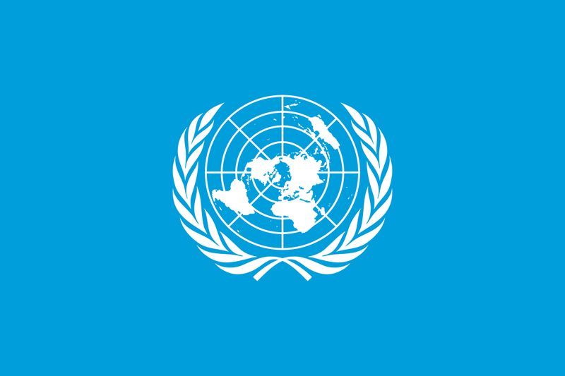 Standard United Nations sticker