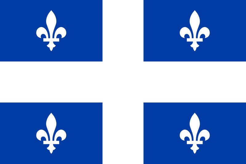 Quebec small paper stickers