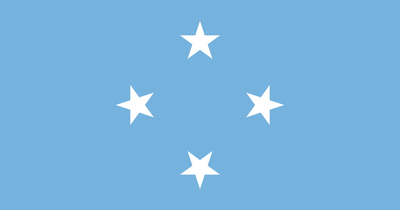 Micronesia flag large 60x96