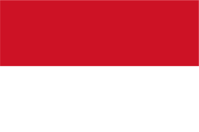 Indonesia flag large 48x72