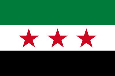 Syria flag large 36x60