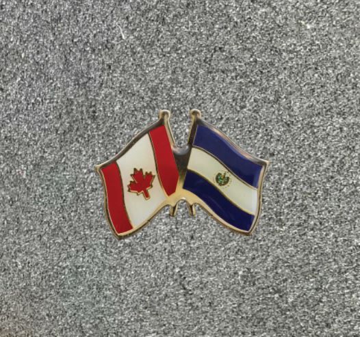 Canada/ Salvador épinglette croisée