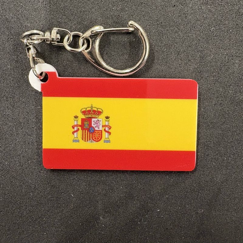 Plastic keychain Spain