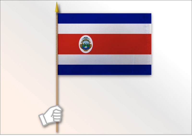Costa Rica medium flag 12x18