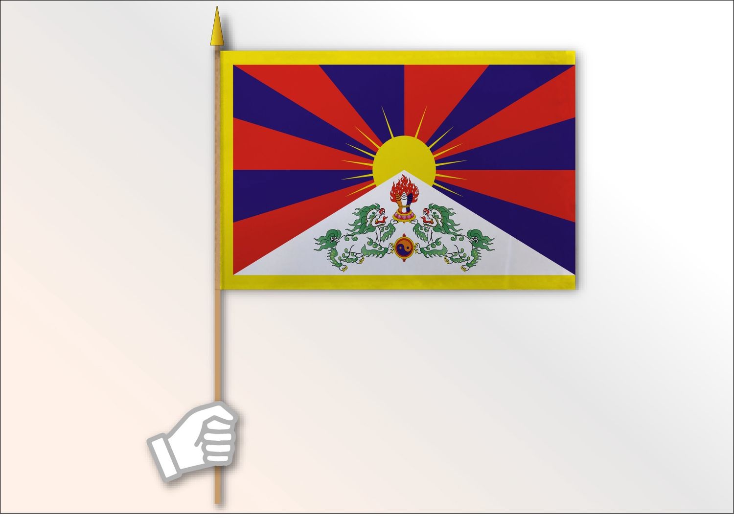 Tibet medium flag 12x18