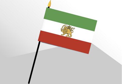Iran small deluxe flag 4x6