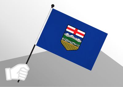 Alberta small flag 6x10