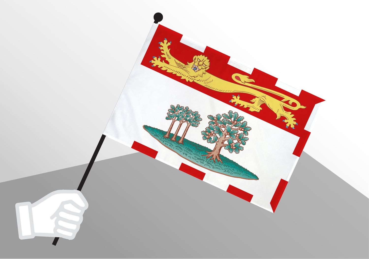 Prince Edward Island small flag 6x10
