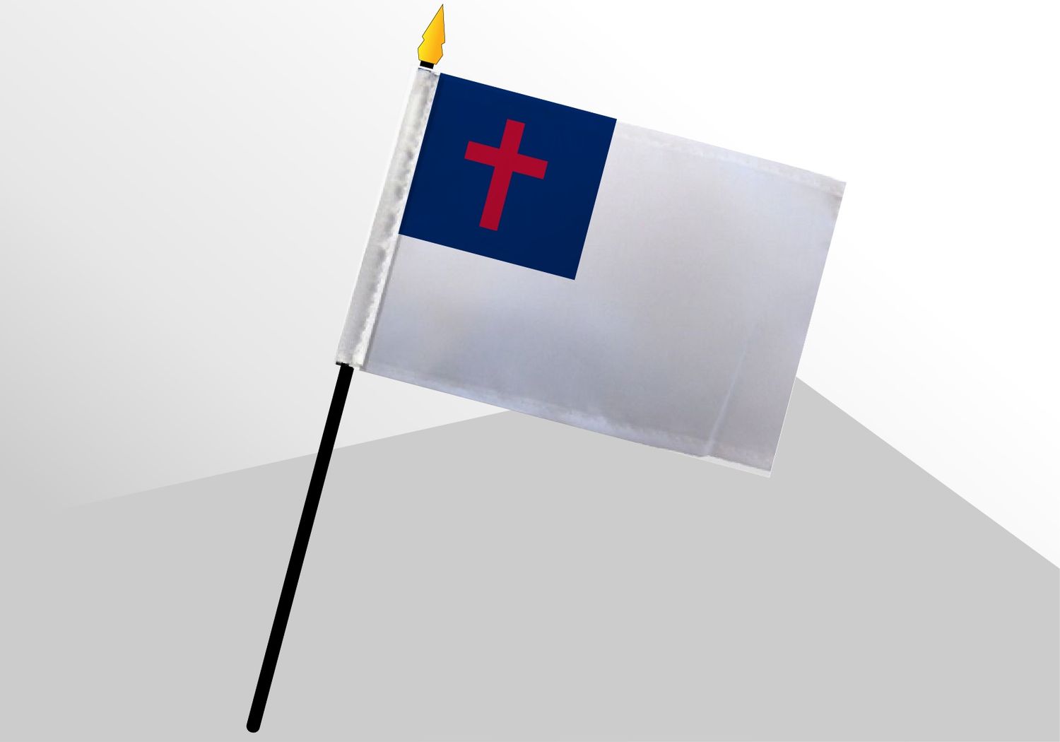 Christian small standard flag 4x4