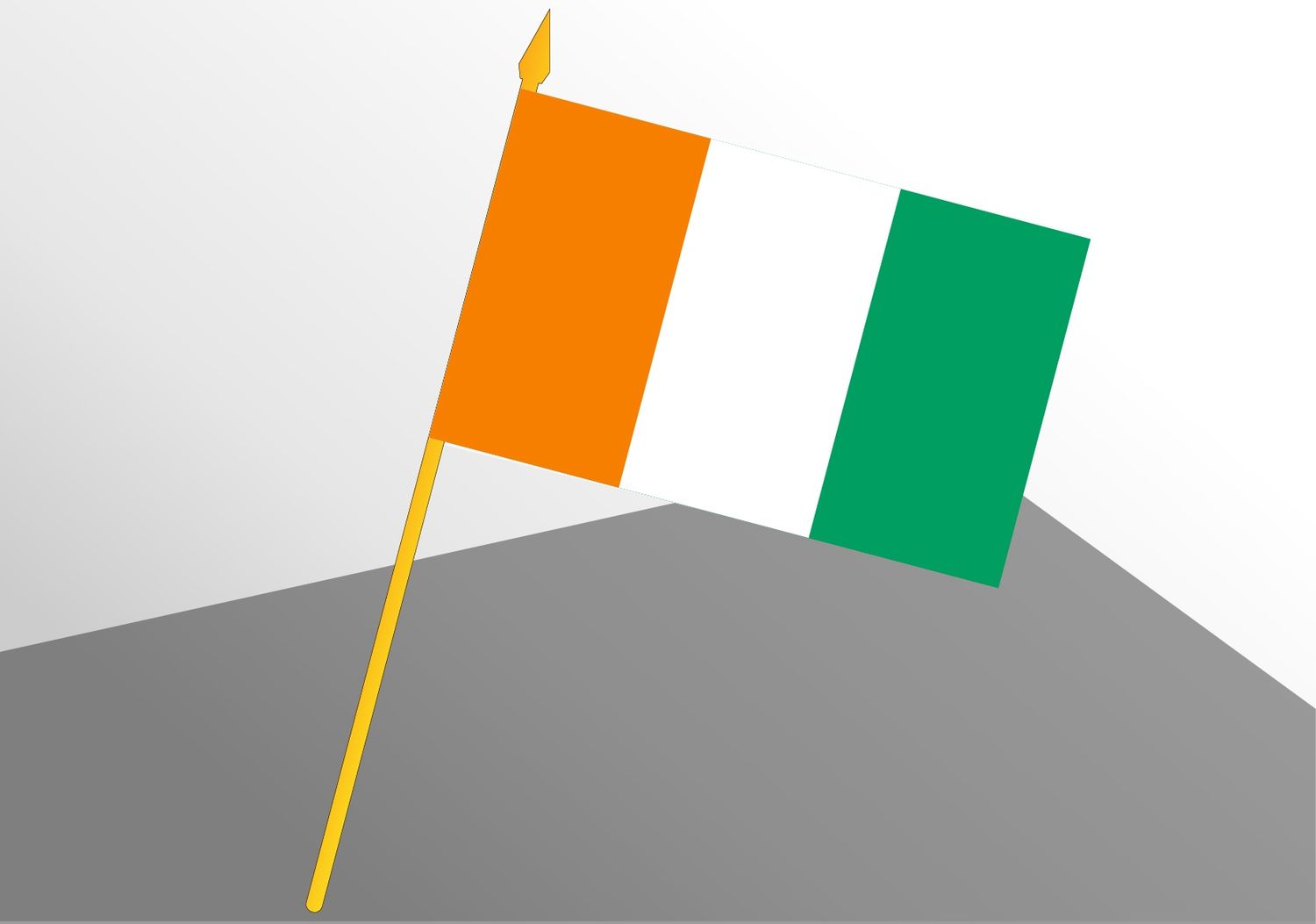 Ivory Coast small economical flag 4x6